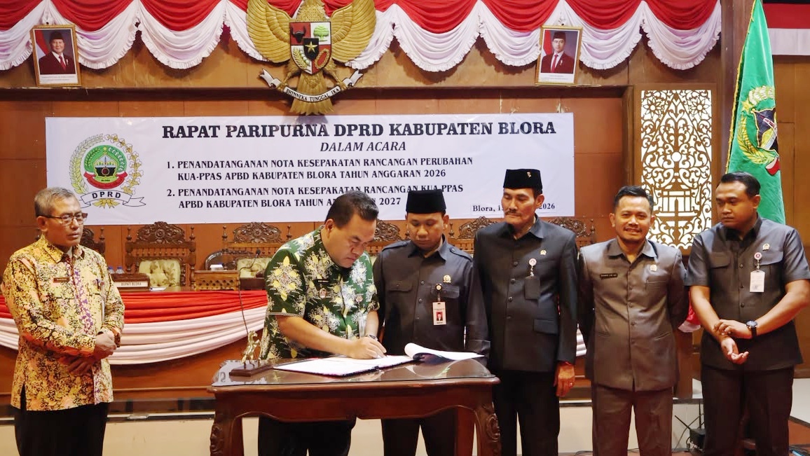 Blora Sepakati Perubahan APBD 2026 dan KUA-PPAS APBD 2027